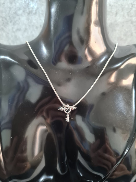 Assorted Metal, Silver, Necklace