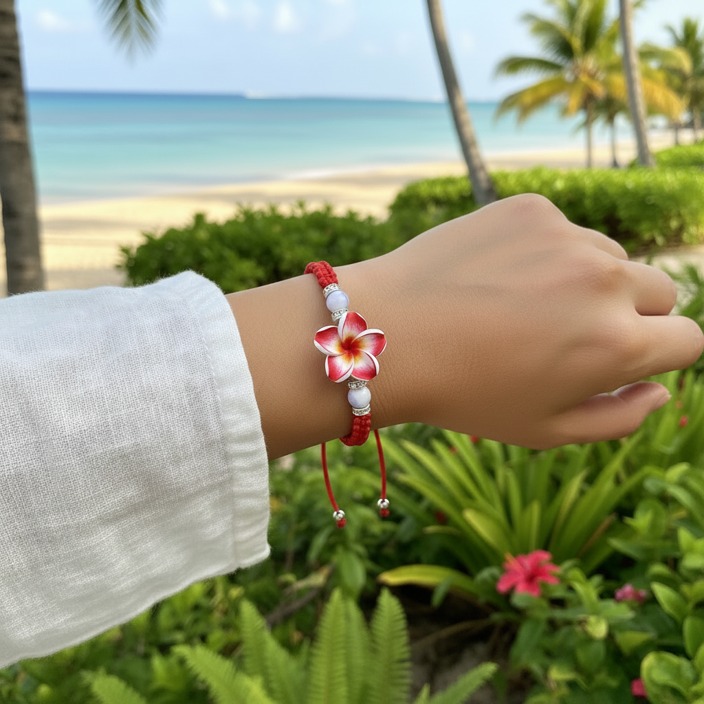 Red Frangipani Tropical Clean