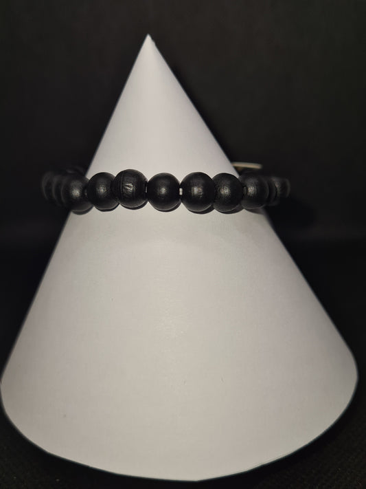 Men's Bracelet (Wooden Bead/Coconut Shell/Volcanic Stone)